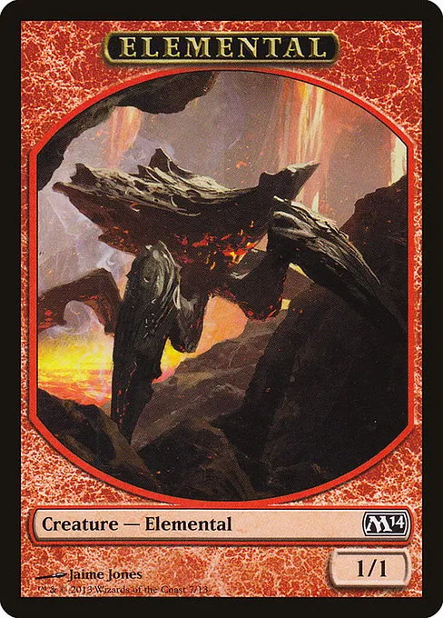 Elemental · Magic 2014 Tokens 7/13