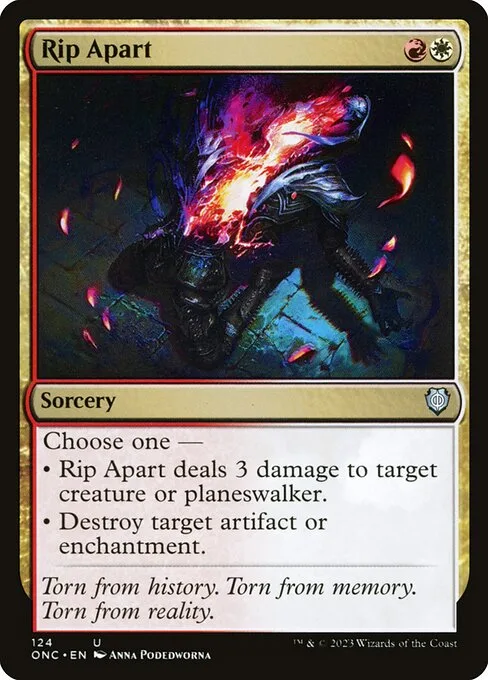 Rip Apart · Phyrexia: All Will Be One Commander 124/174
