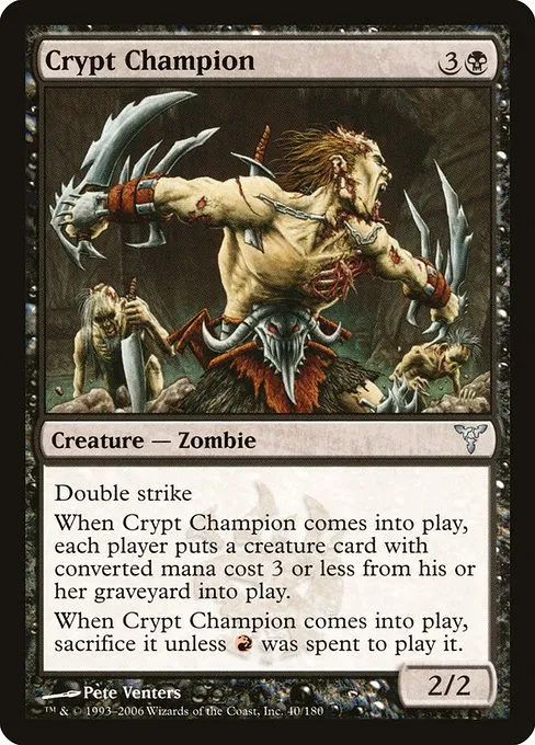 Crypt Champion · Dissension 40/180