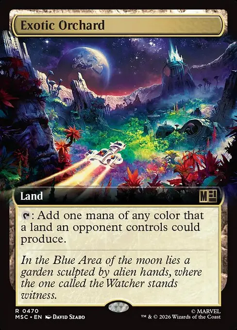 Exotic Orchard · Marvel Super Heroes Commander 470/9