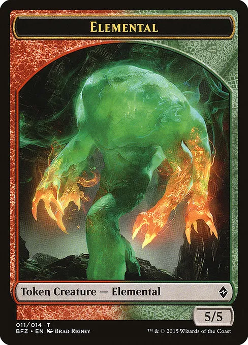 Elemental · Battle for Zendikar Tokens 11/14