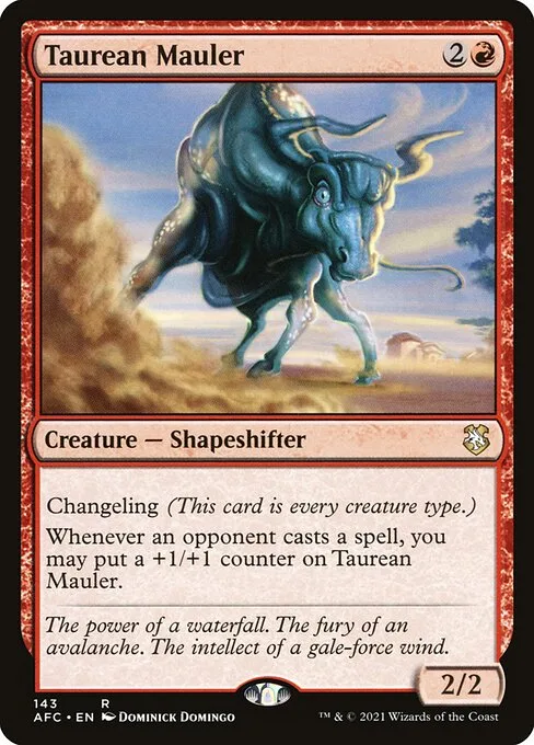 Taurean Mauler · Forgotten Realms Commander 143/331
