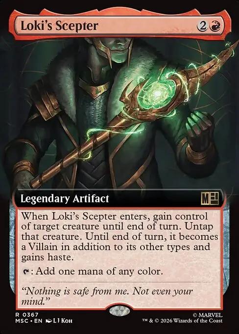 Loki's Scepter · Marvel Super Heroes Commander 367/9