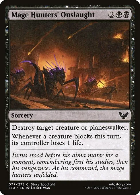 Mage Hunters' Onslaught · Strixhaven: School of Mages 77/393