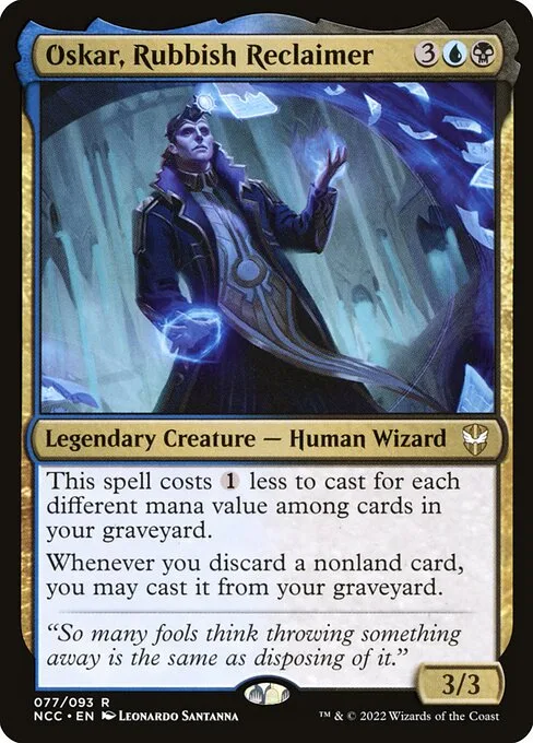 Oskar, Rubbish Reclaimer · New Capenna Commander 77/447