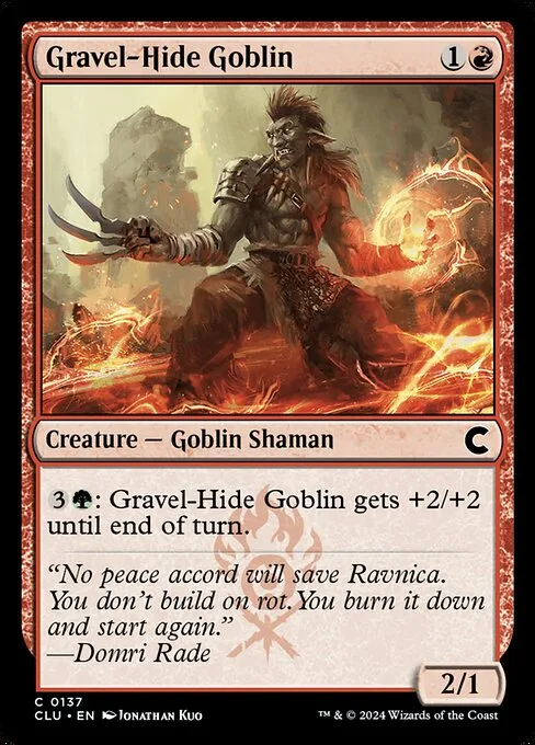Gravel-Hide Goblin · Ravnica: Clue Edition 137/284
