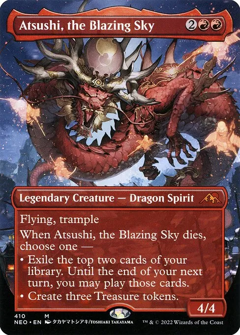 Atsushi, the Blazing Sky · Kamigawa: Neon Dynasty 410/531
