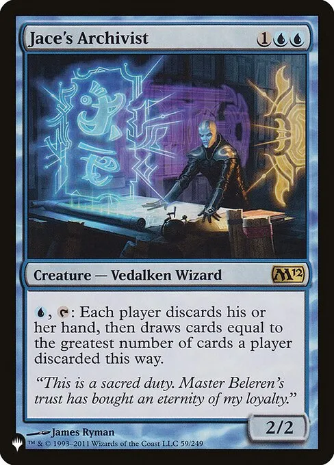 Jace's Archivist · The List M12-59/5050