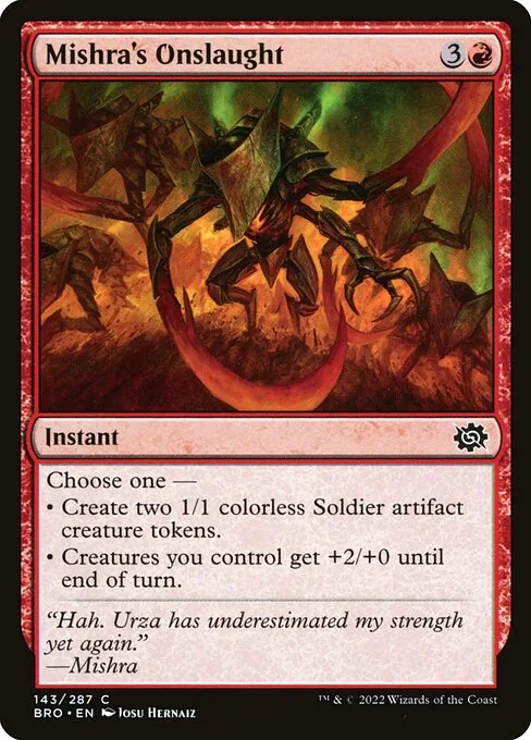 Mishra's Onslaught · The Brothers' War 143/399