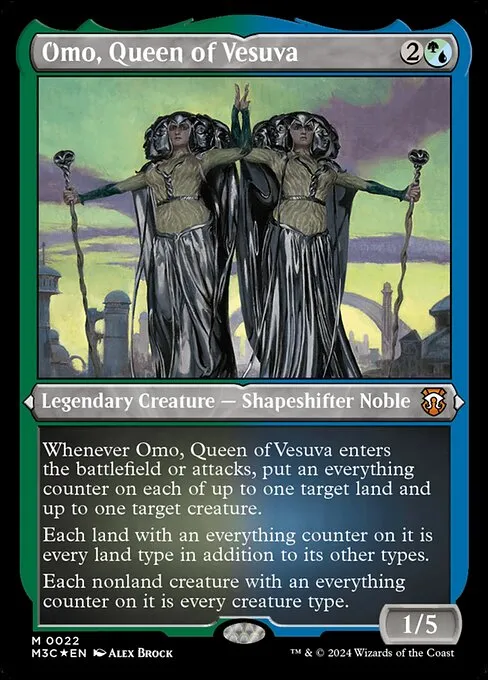 Omo, Queen of Vesuva · Modern Horizons 3 Commander 22/398