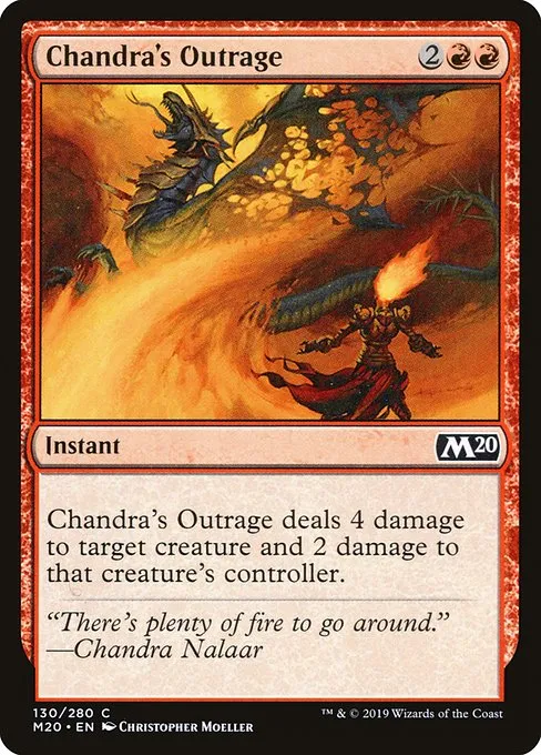 Chandra's Outrage · Core Set 2020 130/346