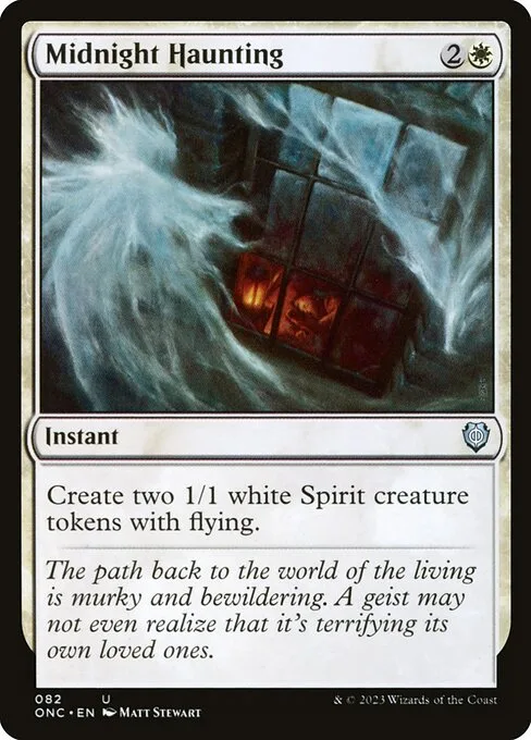 Midnight Haunting · Phyrexia: All Will Be One Commander 82/174