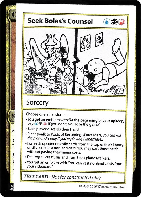 Seek Bolas's Counsel · Mystery Booster Playtest Cards 2021 98/121