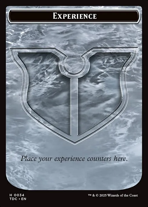 Experience · Tarkir: Dragonstorm Commander Tokens 34/34