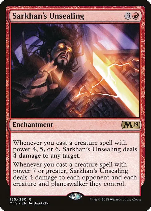Sarkhan's Unsealing · Core Set 2019 155/314