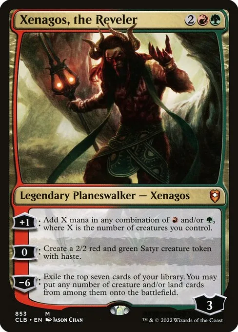 Xenagos, the Reveler · Commander Legends: Battle for Baldur's Gate 853/936