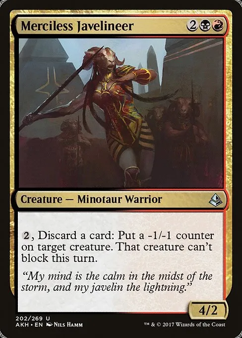 Merciless Javelineer · Amonkhet 202/287