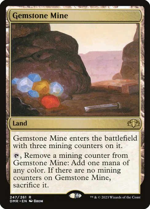 Gemstone Mine · Dominaria Remastered 247/457