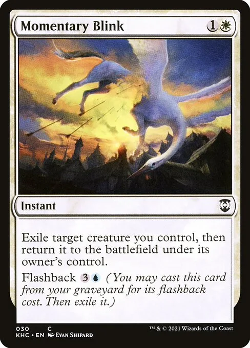 Momentary Blink · Kaldheim Commander 30/119