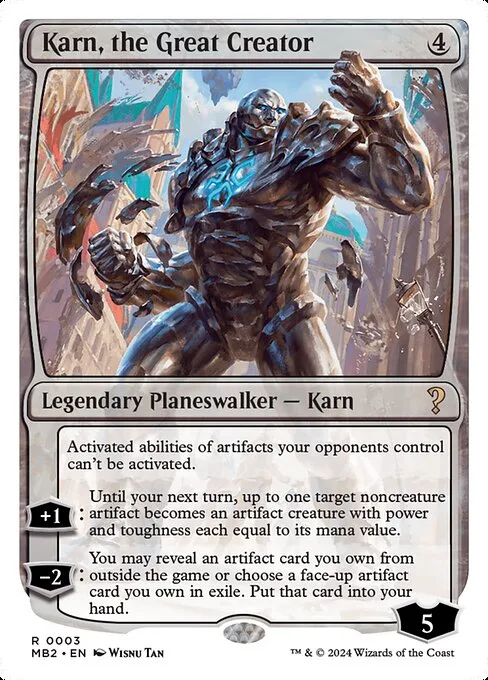 Karn, the Great Creator · Mystery Booster 2 3/385