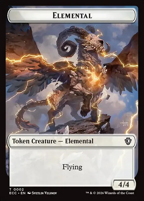 Elemental · Lorwyn Eclipsed Commander Tokens 2/13