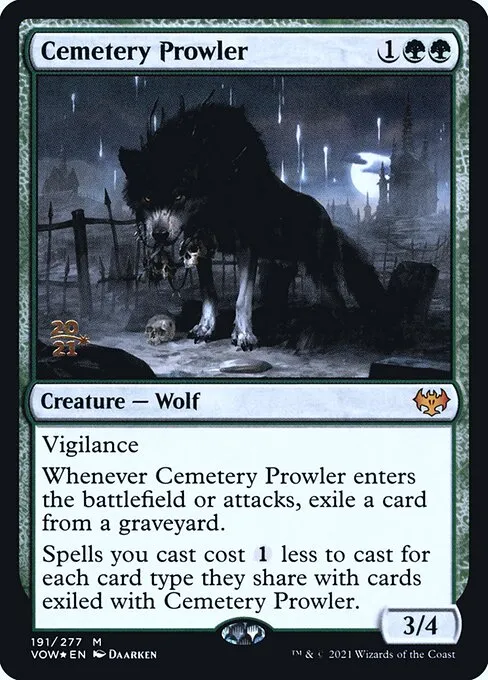 Cemetery Prowler · Innistrad: Crimson Vow Promos 191s/121