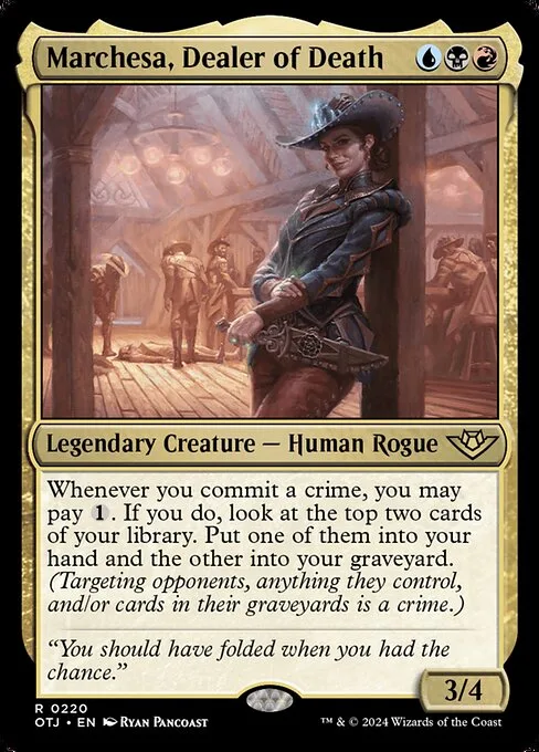 Marchesa, Dealer of Death · Outlaws of Thunder Junction 220/374