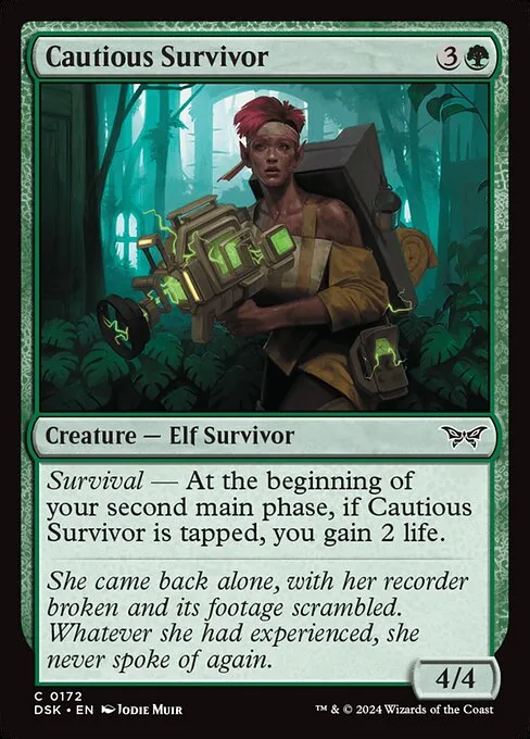 Cautious Survivor · Duskmourn: House of Horror 172/419