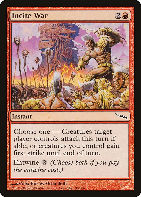 Incite War · Mirrodin 96/306