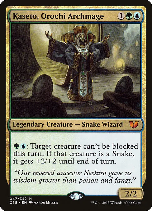 Kaseto, Orochi Archmage · Commander 2015 47/342