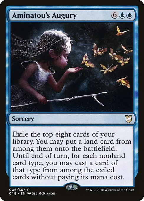 Aminatou's Augury · Commander 2018 6/307