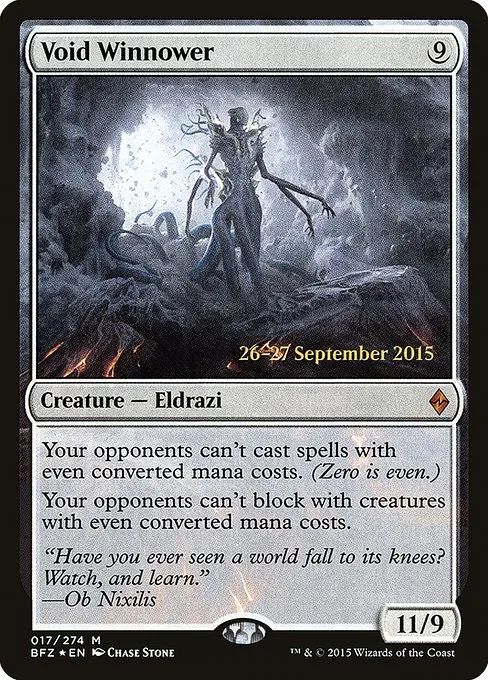 Void Winnower · Battle for Zendikar Promos 17s/90