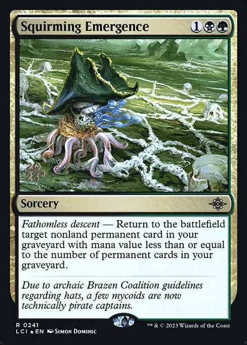 Squirming Emergence · The Lost Caverns of Ixalan Promos 241s/136