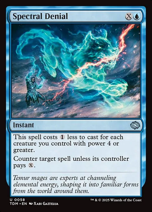 Spectral Denial · Tarkir: Dragonstorm 58/427