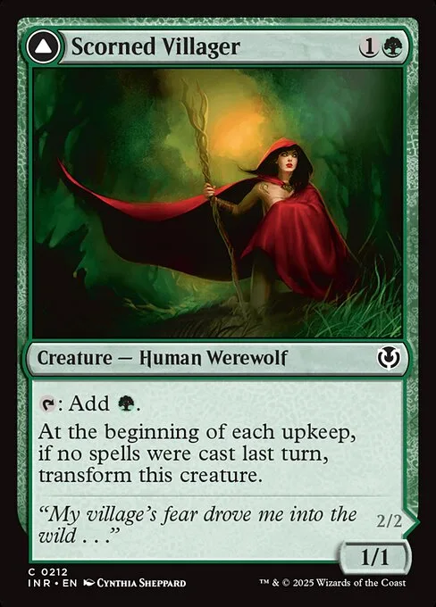 Scorned Villager // Moonscarred Werewolf · Innistrad Remastered 212/495