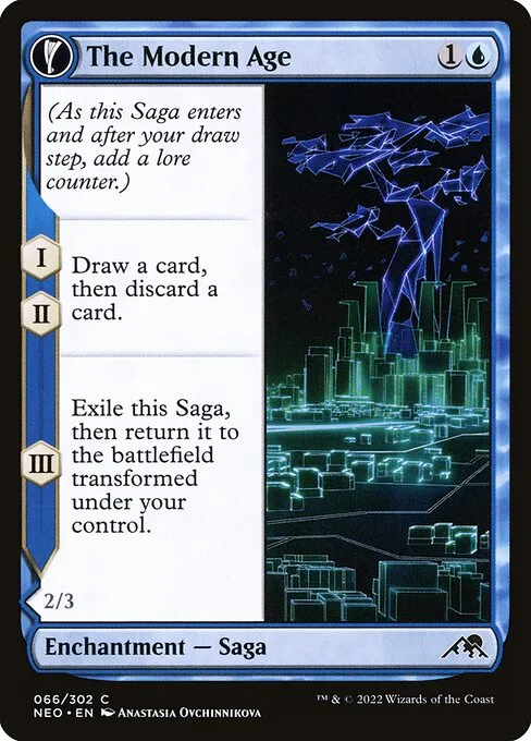 The Modern Age // Vector Glider · Kamigawa: Neon Dynasty 66/531