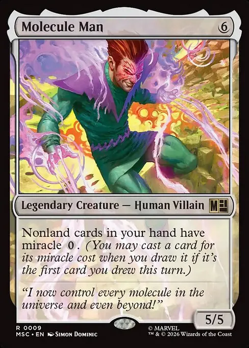 Molecule Man · Marvel Super Heroes Commander 9/9