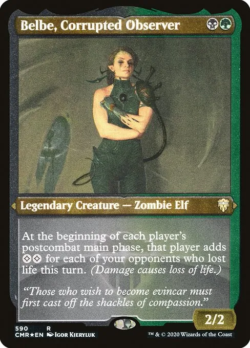 Belbe, Corrupted Observer · Commander Legends 590/718