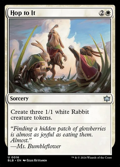 Hop to It · Bloomburrow 16/398