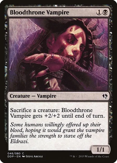 Bloodthrone Vampire · Duel Decks: Zendikar vs. Eldrazi 46/80