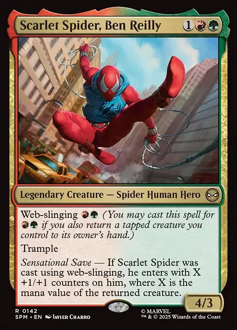 Scarlet Spider, Ben Reilly · Marvel's Spider-Man 142/286