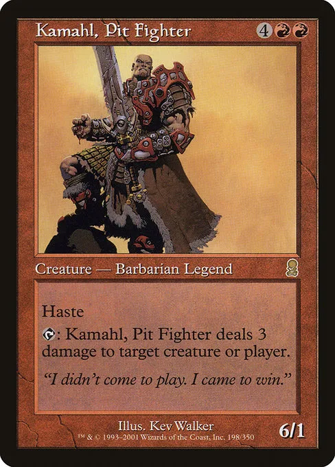 Kamahl, Pit Fighter · Odyssey 198/353