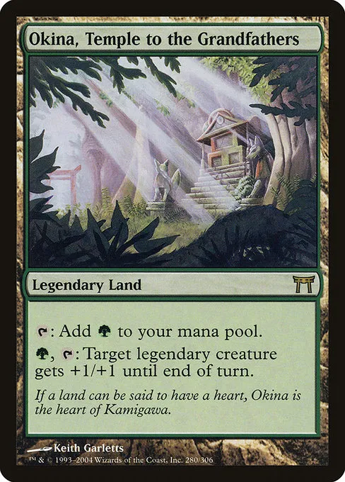 Okina, Temple to the Grandfathers · Champions of Kamigawa 280/307