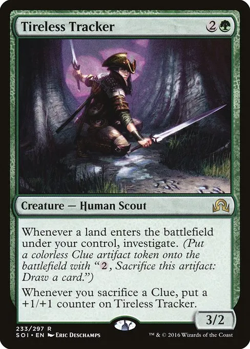Tireless Tracker · Shadows over Innistrad 233/302
