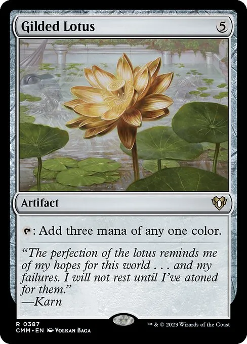 Gilded Lotus · Commander Masters 387/1067