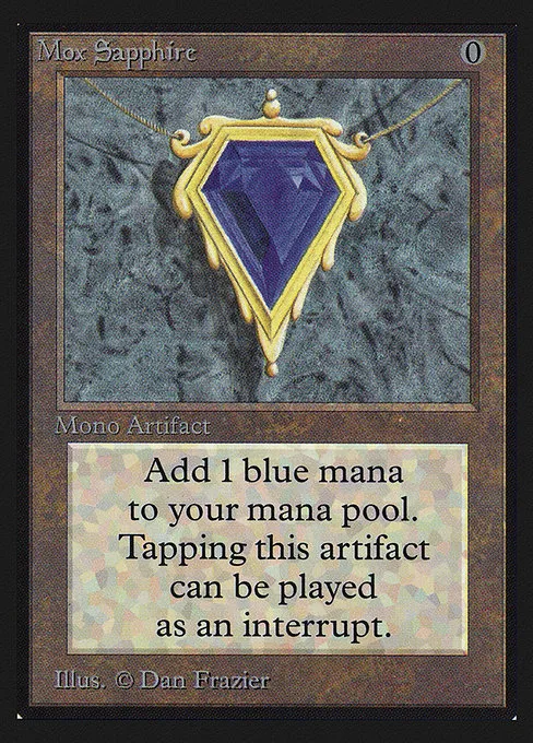 Mox Sapphire · Intl. Collectors' Edition 266/302