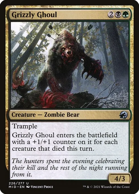 Grizzly Ghoul · Innistrad: Midnight Hunt 226/399