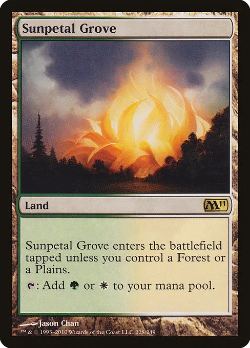 Sunpetal Grove · Magic 2011 228/249