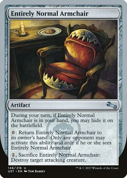 Entirely Normal Armchair · Unstable 146/268
