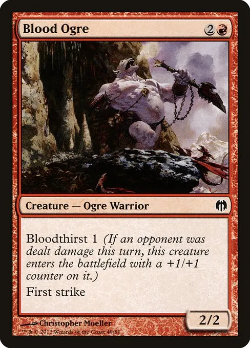 Blood Ogre · Duel Decks: Heroes vs. Monsters 49/81